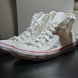 White High-Top Sneakers